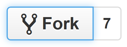 GitHub fork button on a repository page